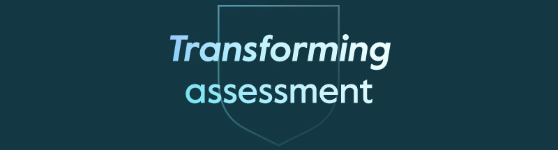 Graphic image of Transforming assessment