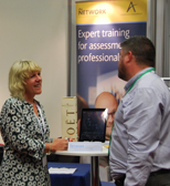 AELP 2016 blog The Network Sally with delegate and champagne NEW AELP 2016 blog The Network Sally with delegate and champagne NEW