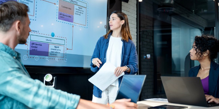 Image of young project manager