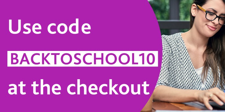Use code BACKTOSCHOOL10 at the checkout
