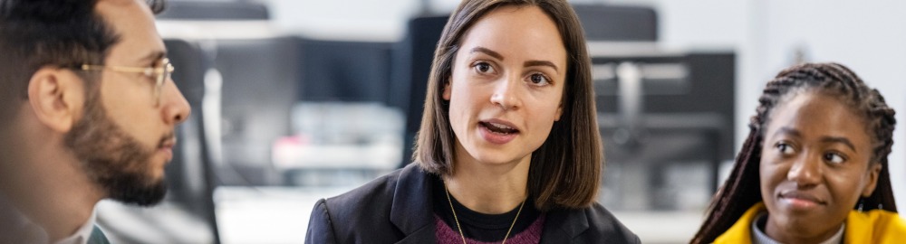 Group of professionals collaborating