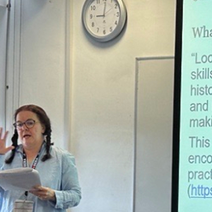 Image of Dr Jackie Greatorex at BERA Image of Dr Jackie Greatorex at BERA
