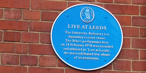 Jill BERA blog The Who plaque image