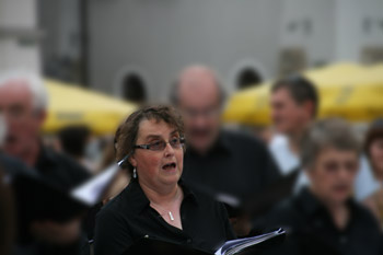 Margaret choir blurred background