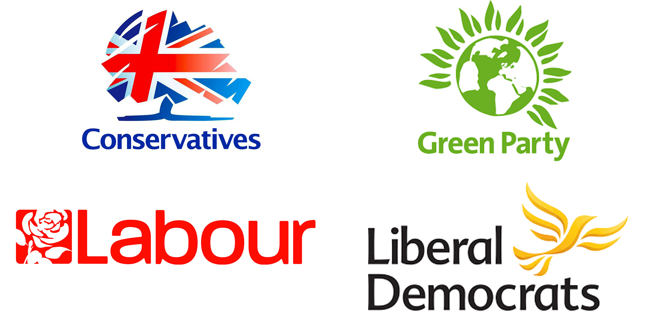 u k general election political party logos  