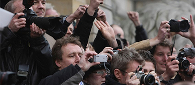 Journalists and photographers