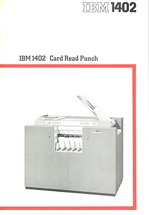 IBM punch card machine