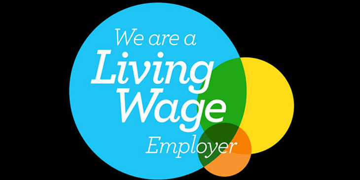 Logo showing we are a Living Wage Employer 