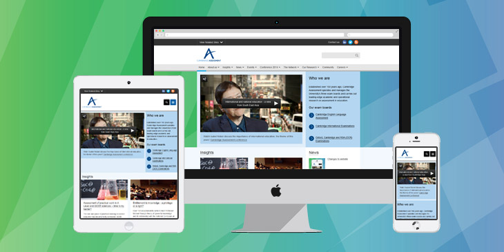 New Cambridge Assessment website