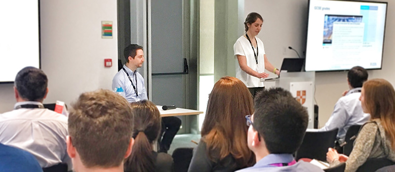 UK Rasch user group - Jo and Matthew 800px Jo Williamson and Matthew Carroll